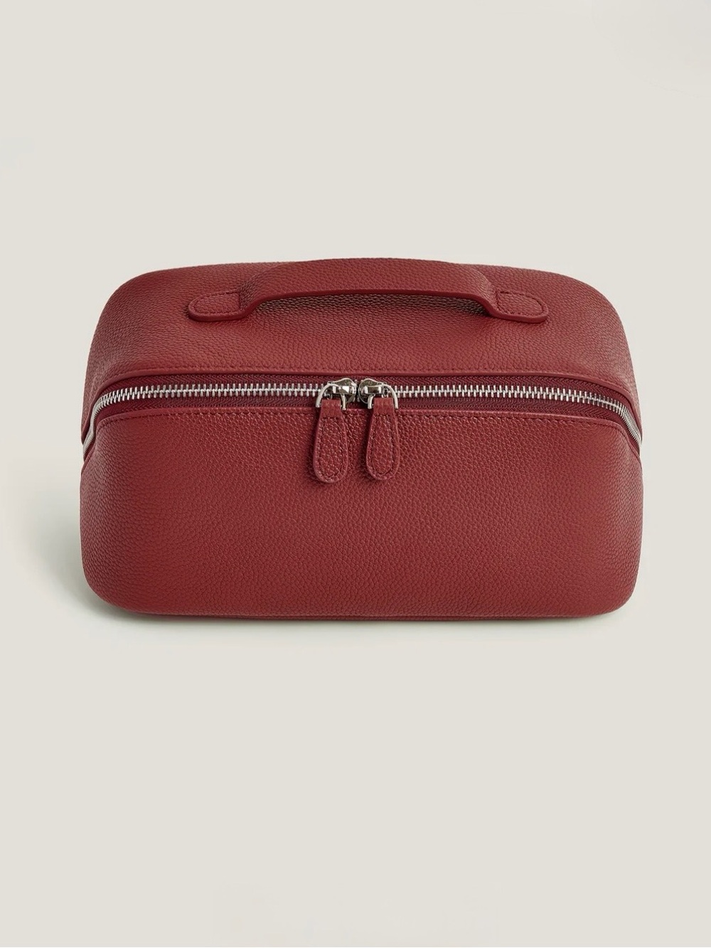 NWOT | PEACHMIND | LAYFLAT VANITY BAG BORDEAUX BURGUNDY